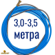 Длина канала 3,0 - 3,5 м.